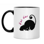 Кружка двухцветная