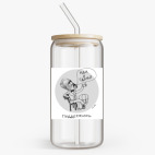 Банка с бамбуковой крышкой