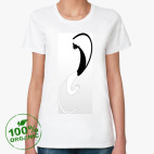 Женская футболка органик
