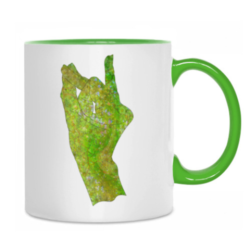 Кружка с принтом Апан Ваю-Мудра