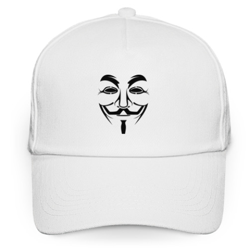 Кепка бейсболка с принтом  Guy Fawkes