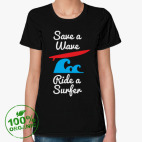 Женская футболка органик