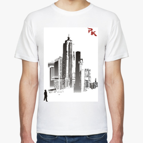 Футболка с принтом Skyscreppers