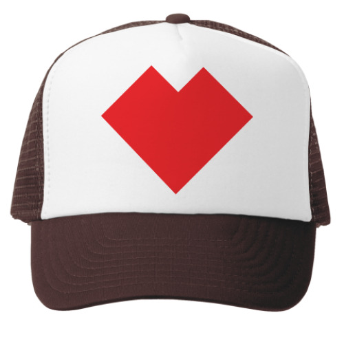 Кепка-тракер с принтом Сердце танграм