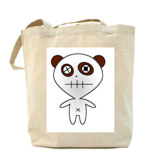 Сумка шоппер с принтом Монстер Эмо