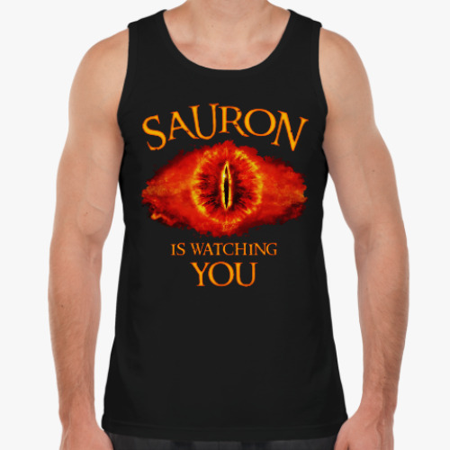 Майка с принтом Sauron is watching You