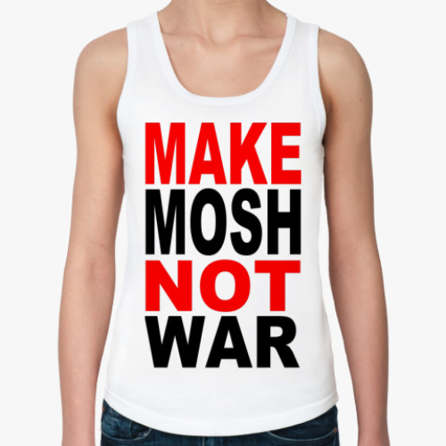 Женская майка с принтом  Mosh