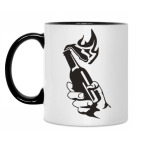 Кружка двухцветная