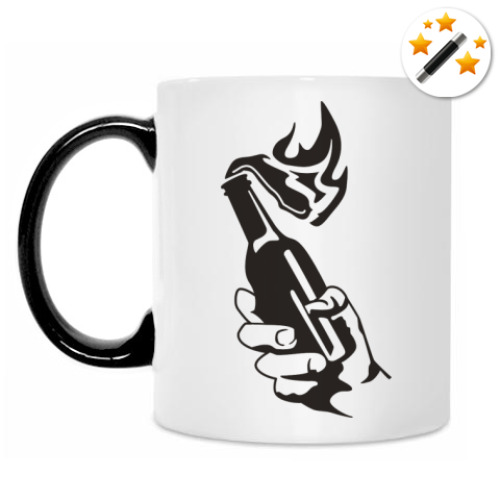 Кружка-хамелеон с принтом Молотов