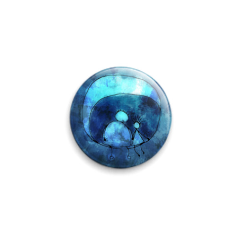 Значок 25мм с принтом zna4ok