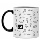 Кружка двухцветная