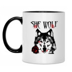 Кружка двухцветная