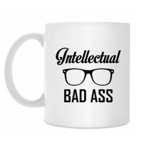 Кружка с принтом Intellectual Badass