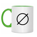 Двухцветная кружка Пустое множество