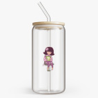 Банка с бамбуковой крышкой