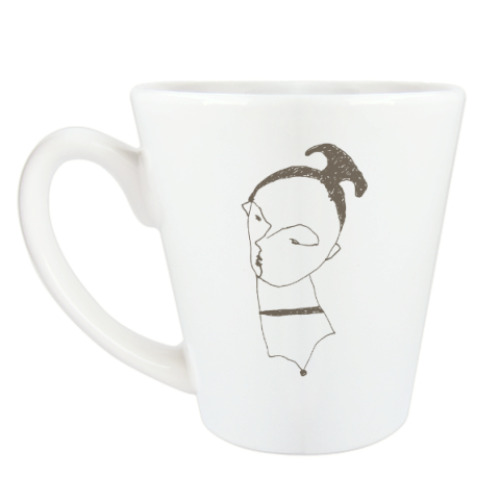 Чашка Латте с принтом Из серии «Умные и красивые»