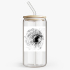 Банка с бамбуковой крышкой