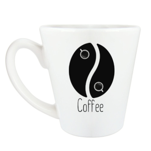 Чашка Латте с принтом Coffee