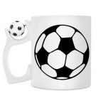 Кружка с футбольным мячиком