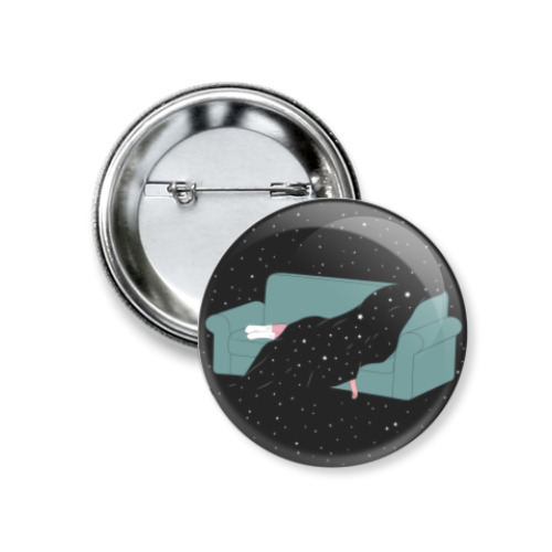 Значок 37мм с принтом Сны