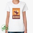 Женская футболка органик