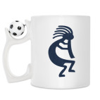 Кружка с футбольным мячиком