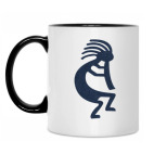 Кружка двухцветная