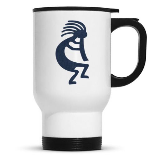 Кружка-термос с принтом Индеец