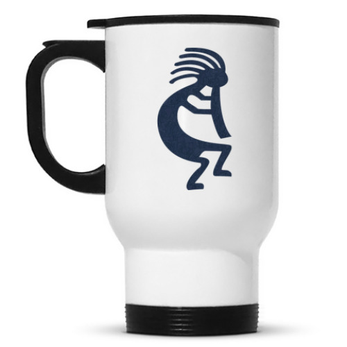 Кружка-термос с принтом Индеец