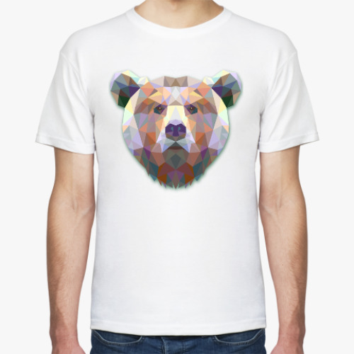Футболка с принтом Кристальный медведь