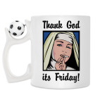 Кружка с футбольным мячиком