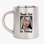 Кружка металлическая