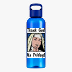 Прозрачная спортивная бутылка