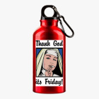 Металлическая бутылка 400 мл UV-DTF