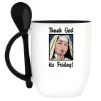 Кружка с ложкой