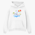 Толстовка худи оверсайз