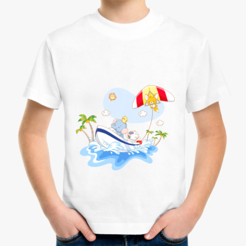 Детская футболка с принтом Детки