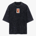 Футболка оверсайз вареная (вышивка)