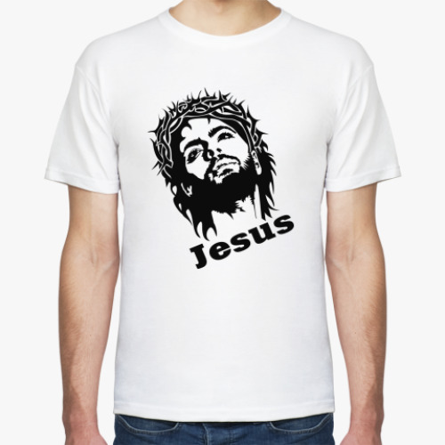 Футболка с принтом Jesus (Иисус)
