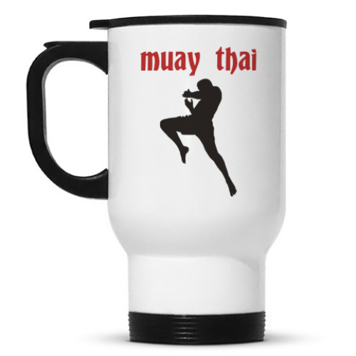 Кружка-термос с принтом Muay Thai
