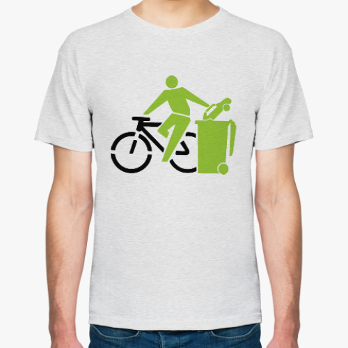 Футболка с принтом Только велосипед