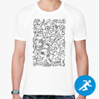 Мужская спортивная футболка