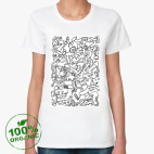 Женская футболка органик