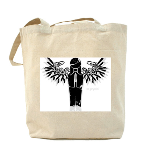 Сумка шоппер с принтом  Angel