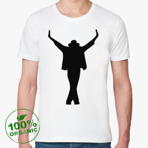 Футболка из органик-хлопка с принтом Michael Jackson