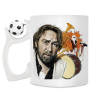 Кружка с футбольным мячиком