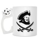 Кружка с футбольным мячиком