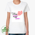 Женская футболка органик