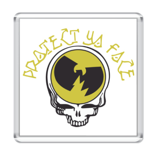 Магнит с принтом Protect Ya Face