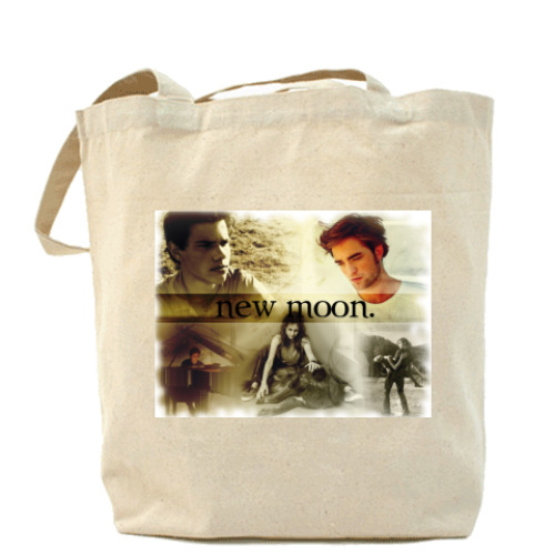 Сумка шоппер с принтом NEW MOON